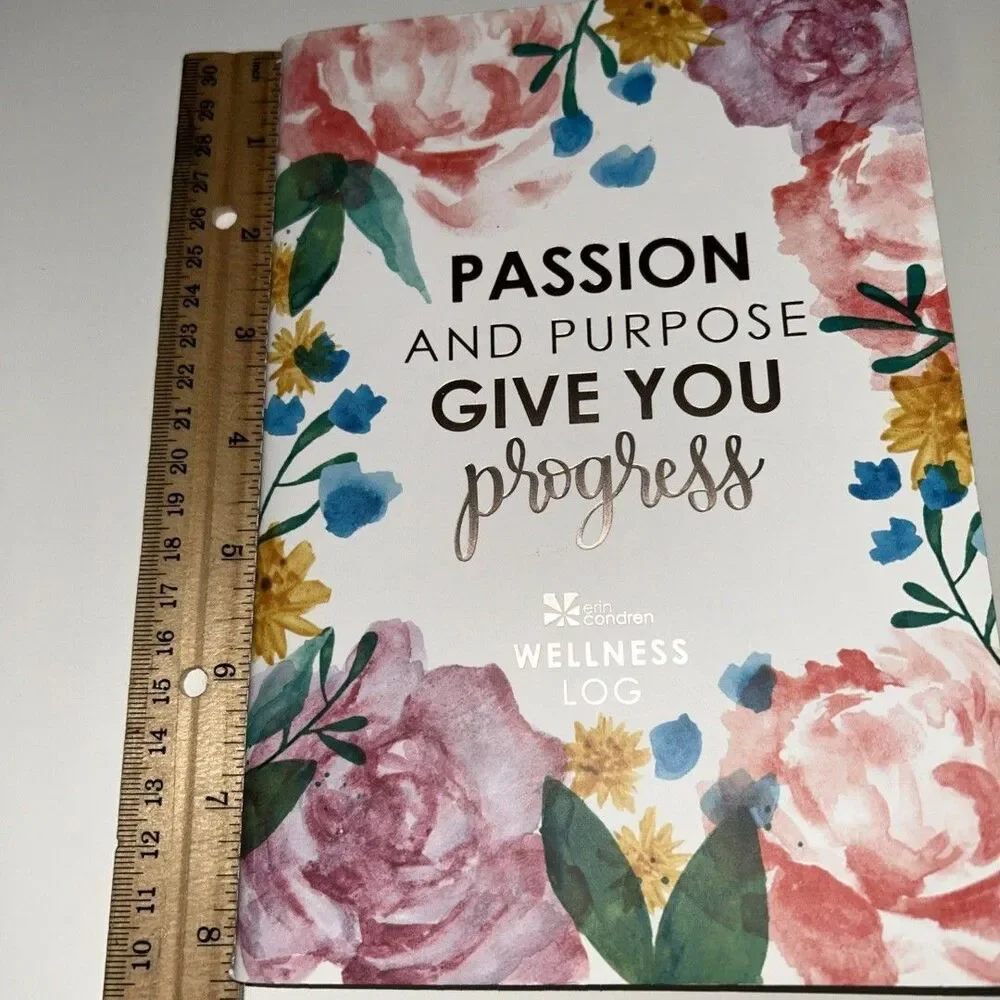 Erin Concern Petite Planner Wellness Log Missing Front Pages And Sticker Sheet